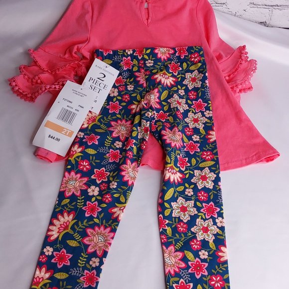 'RARE EDITIONS' TOP & PANTS SLOTH OUTFIT SET - Picture 5 of 16